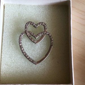 Heart pendant sterling silver